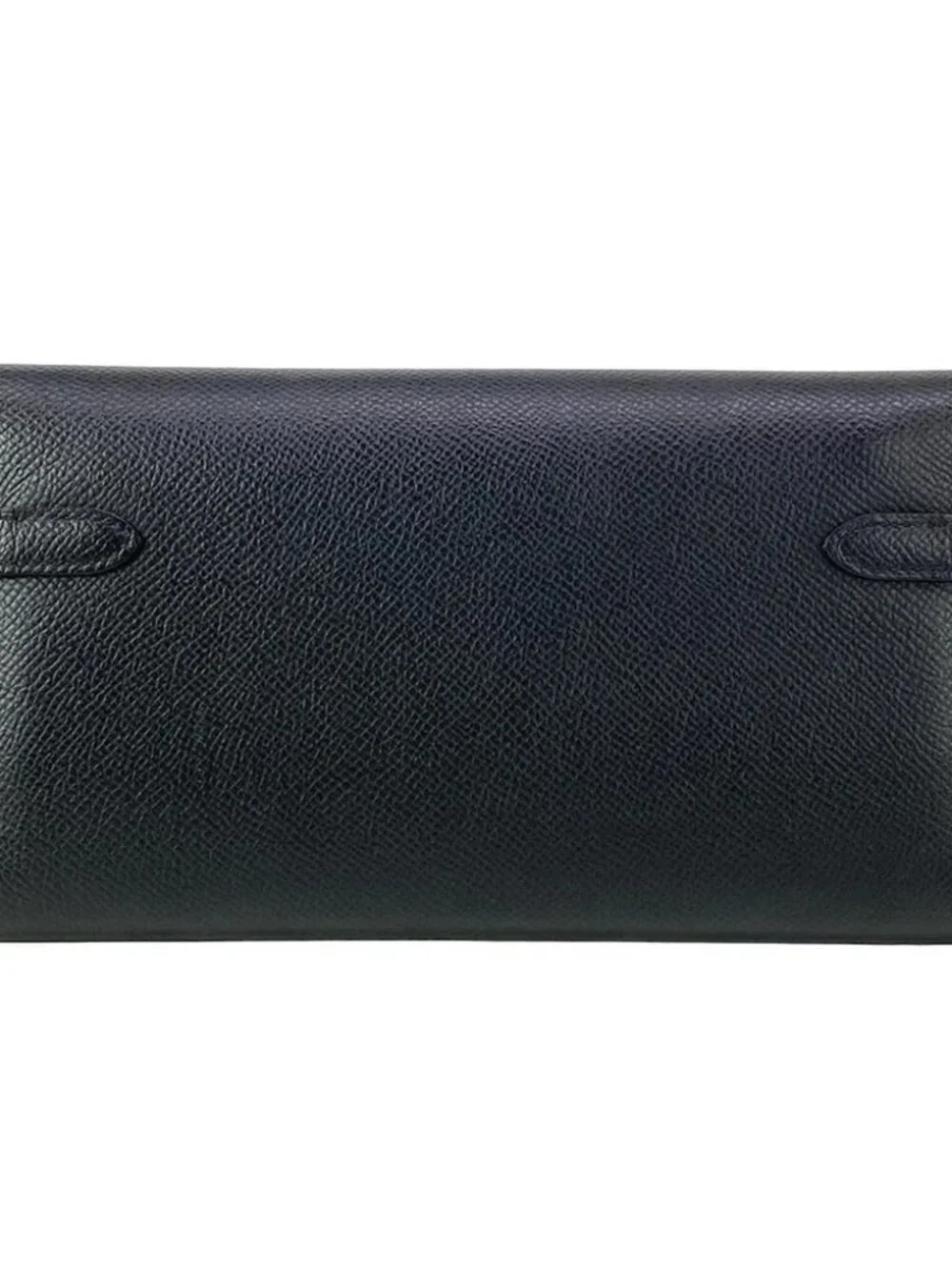 HERMES Kelly Wallet Long - Black Veau Epsom Y Long Wallet - Picture 2 of 13